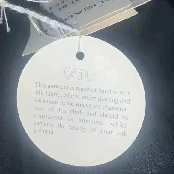 NWT Vintage Elisabeth Liz Claiborne Company Black Silk 2 piece Outfit size 22 - Picture 6 of 7